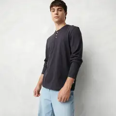 BEARCLIFF - Polo Manga Larga Algodón Casual Hombre