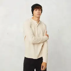 BEARCLIFF - Polo Manga Larga Algodón Casual Hombre