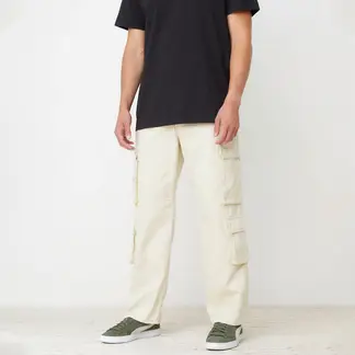 BEARCLIFF - Pantalón Cargo 100% Algodón Hombre
