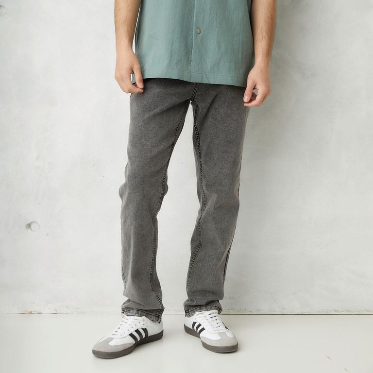 Jeans Slim Algodón Hombre Estilo Casual