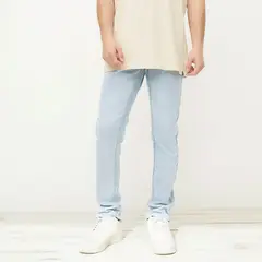 BEARCLIFF - Jeans Super Skinny Fit Hombre Casual Algodón