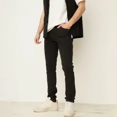 BEARCLIFF - Jeans Super Skinny Fit Hombre Casual Algodón