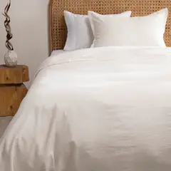 BASEMENT HOME - Funda Plumón Algodón Lino