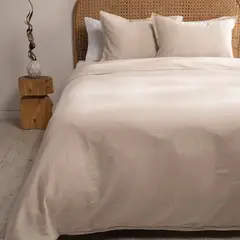 BASEMENT HOME - Funda De Plumón Algodón Lino