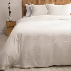 BASEMENT HOME - Funda Plumón Algodón Lino