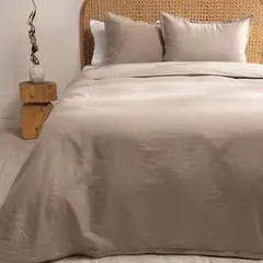 BASEMENT HOME - Funda Plumón Algodón Lino