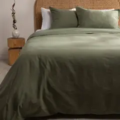 BASEMENT HOME - Funda De Plumón Algodón Lino