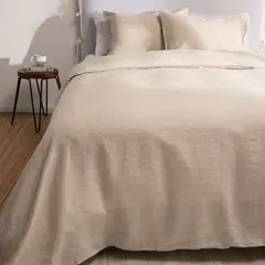 CASA CANTABRIA - Funda De Plumón 100% Lino Natural