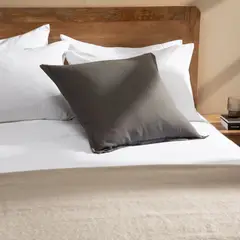 BASEMENT HOME - Cojín Lino Algodón Relleno Plumas 60x60cm