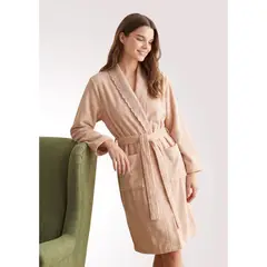 ROBERTA ALLEN - Bata de Baño Antonia 100% Algodón