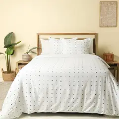 BENETTON - Funda Plumón Estampada 100% Algodón