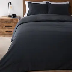 BASEMENT HOME - Funda Plumón Bordada Cadena 100% Algodón