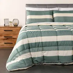 BENETTON - Edredón Estampado Bari Sherpa