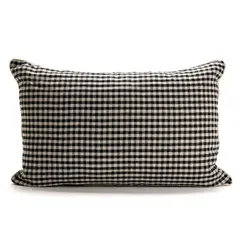 BASEMENT HOME - Cojín Earth Vichy 100% Lino 40x60cm