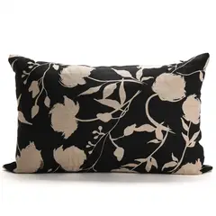 BASEMENT HOME - Cojín Earth Flor 100% Lino 40x60cm