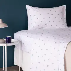 BENETTON - Juego De Sábanas Estampadas 100% Algodón 180 Hilos