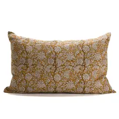 BASEMENT HOME - Cojín Earth Block 100% Lino 40x60cm