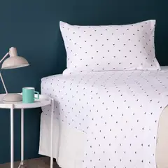 BENETTON - Juego De Sábanas Estampadas 100% Algodón 180 Hilos