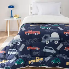 MICA KIDS - Edredón Infantil Carro Sherpa