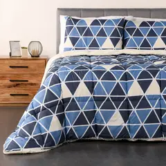 BENETTON - Edredón Estampado Bari Sherpa