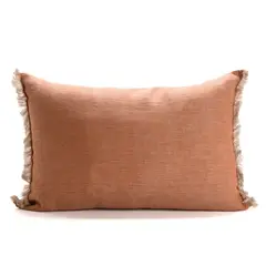 BASEMENT HOME - Cojín Earth Flecos 100% Lino 40x60cm