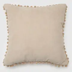 ROBERTA ALLEN - Cojín Pompón 45x45cm
