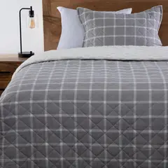 BASEMENT HOME - Cubrecama Cuadros Sherpa