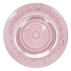 ROBERTA ALLEN - Set X4 Plato Postre Labrado Rosado 18 Cm