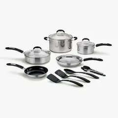CUISINART - Juego De Ollas 12 Piezas Acero Inoxidable