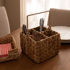 MICA - Portacubiertos Waterhyacinth 18x18 Cm