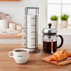 MICA - Rack 6 Tazas All Day 280 Ml