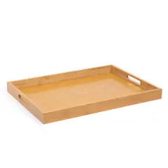 MICA - Bandeja Bambú 48x35x4 Cm
