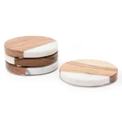 CASA CANTABRIA - Set X4 Posavasos Marble