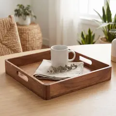 CASA CANTABRIA - Bandeja Acacia 38x38 Cm
