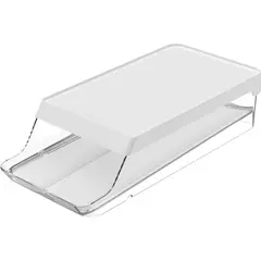 OU - Organizador De Huevos Clear Fresh Blanco