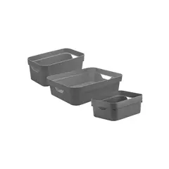 OU - Set x3 Cajas Organizadoras Cube