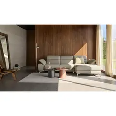 BASEMENT HOME - Seccional Stewart 4 Cuerpos Derecho De Cuero