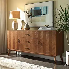 BASEMENT HOME - Aparador Chevronet 2 Puertas 3 Cajones