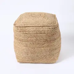 BASEMENT HOME - Pouff Jute 40x40cm