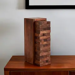 BASEMENT HOME - Adorno Jenga De Madera 21x8x7cm