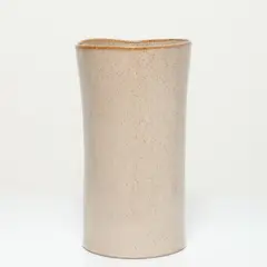 CASA CANTABRIA - Jarrón Decorativo Marrón De Cerámica 30cm