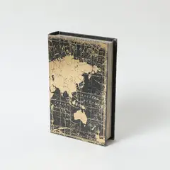 BASEMENT HOME - Caja Libro Decorativo Mundo 25x17cm