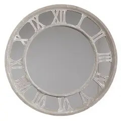 BASEMENT HOME - Espejo Redondo Gris 80cm