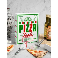 PRINTWORKS - Set Herramientas De Pizza Con Caja Decorativa 26x19x4cm