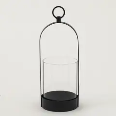 MICA - Farol Negro De Vidrio