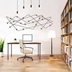 BASEMENT HOME - Arte De Pared Líneas 130cm