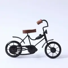 BASEMENT HOME - Adorno Bicicleta Negra Vintage 30x10x22cm