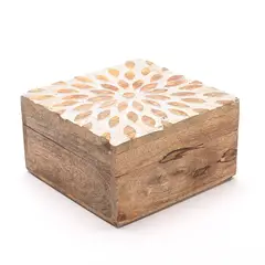 ROBERTA ALLEN - Caja De Madera Decorativa 16x8cm
