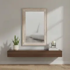 ROBERTA ALLEN - Espejo Rectangular Marco Beige 90x60cm