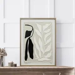 MICA - Cuadro De Tela Hojas 45x60cm